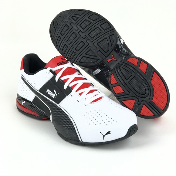 Puma Mens Cell Surin 2 FM White Running Shoes - Picture 6 of 8